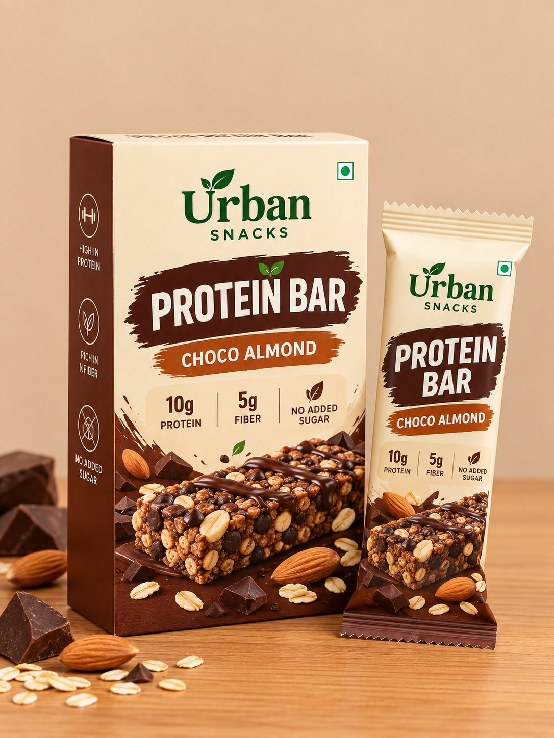 Chocolate Almond Protein Bar